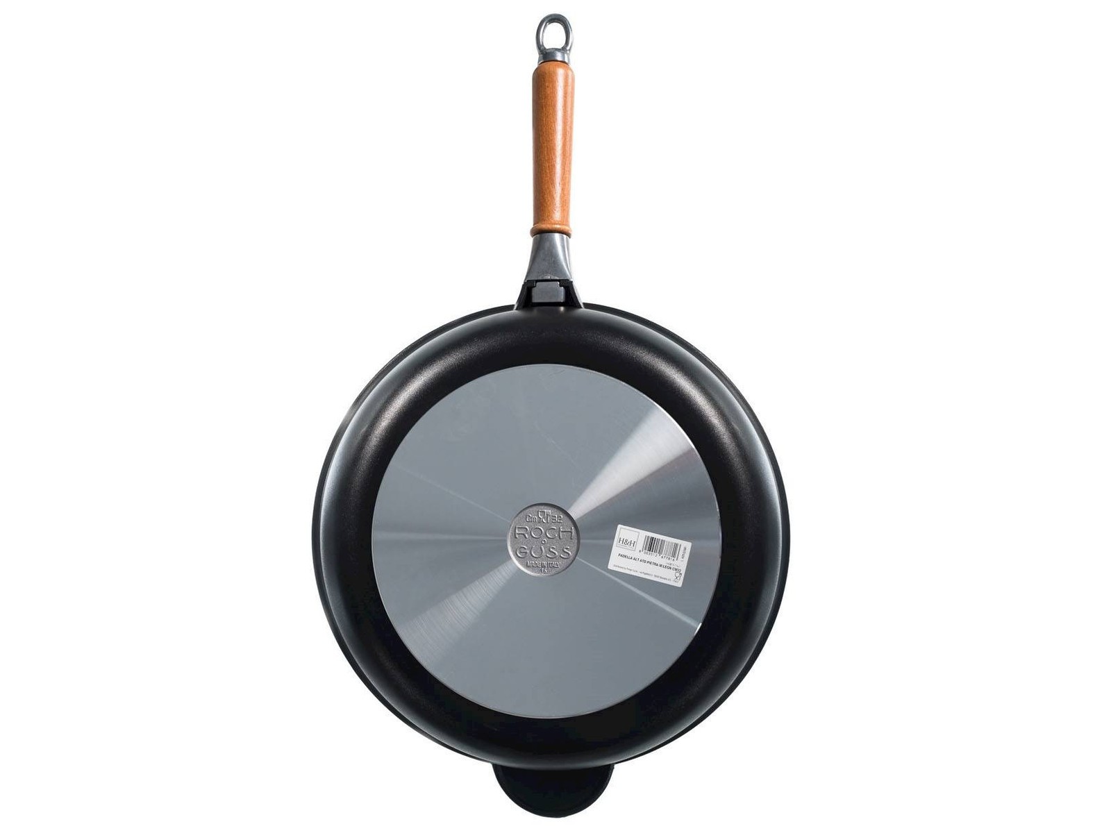 Pan H&h High Non-Stick Stone Handle Wooden CM 32