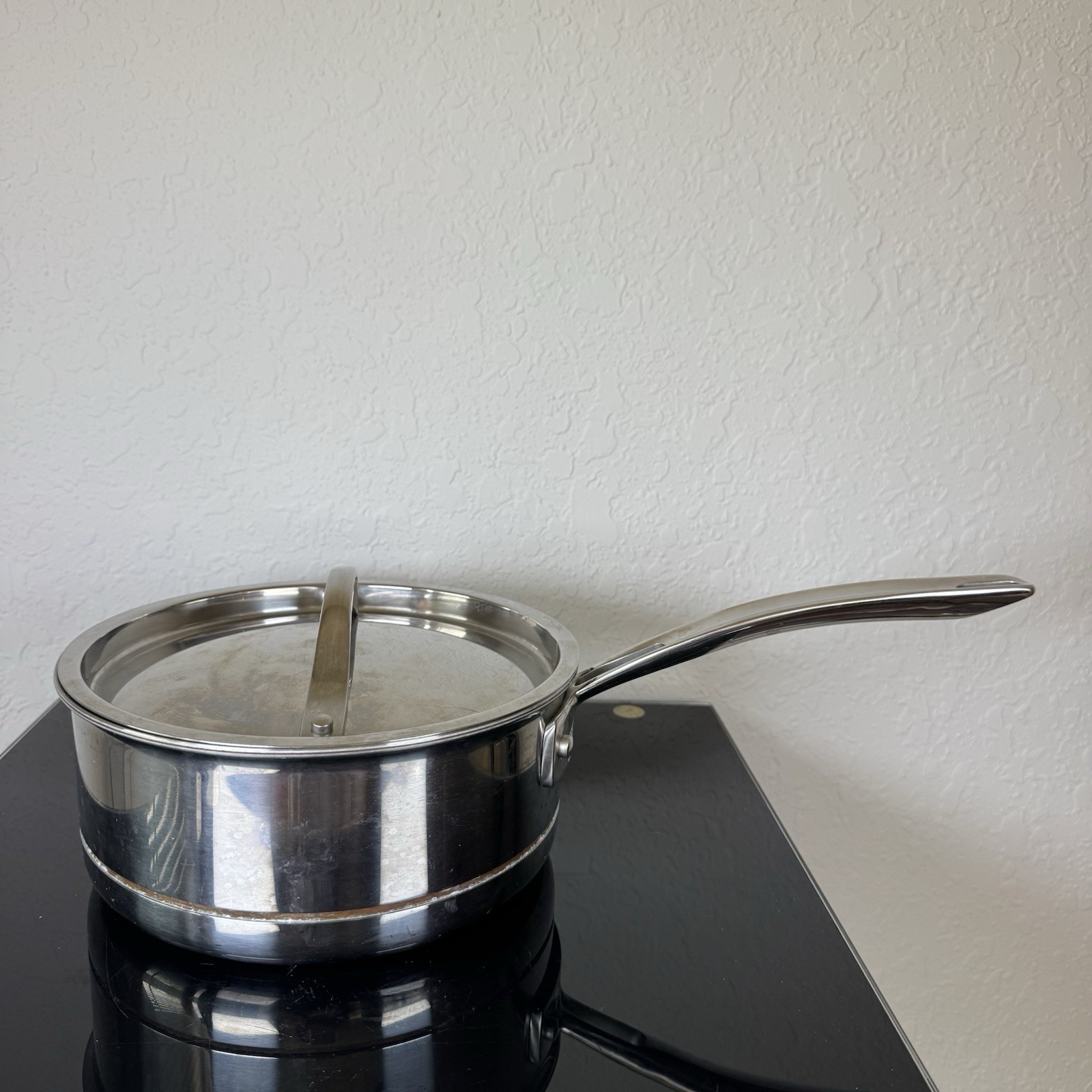 Kirkland Signature Copper Core Pro NSF 3Qt Sauce Pan Stainless Steel + Lid