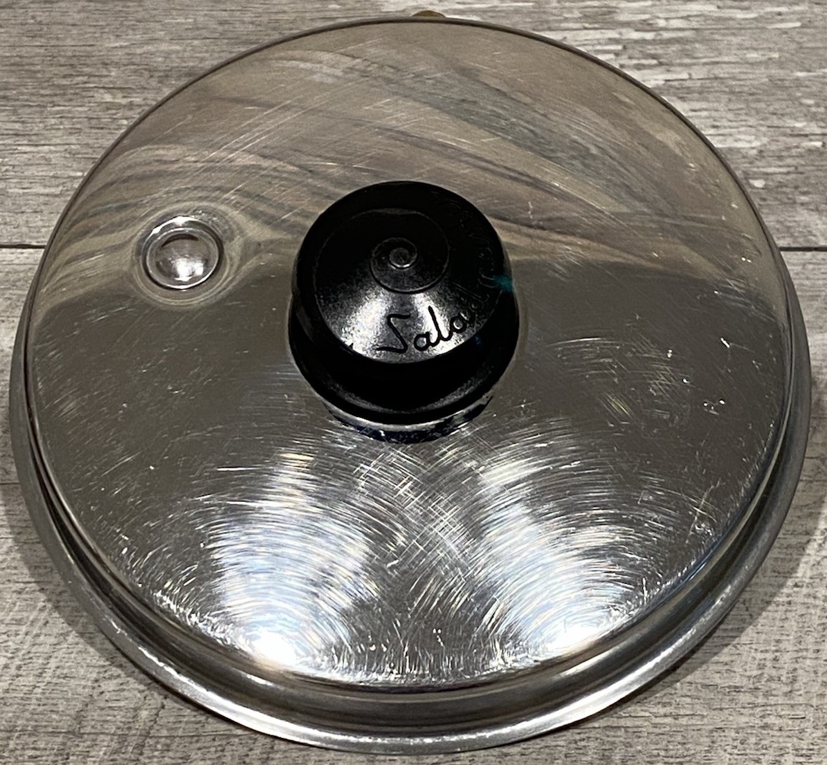 VTG Saladmaster 7 5/8in Replacement Lid Vapo Vent Stainless Steel for Pot Pan