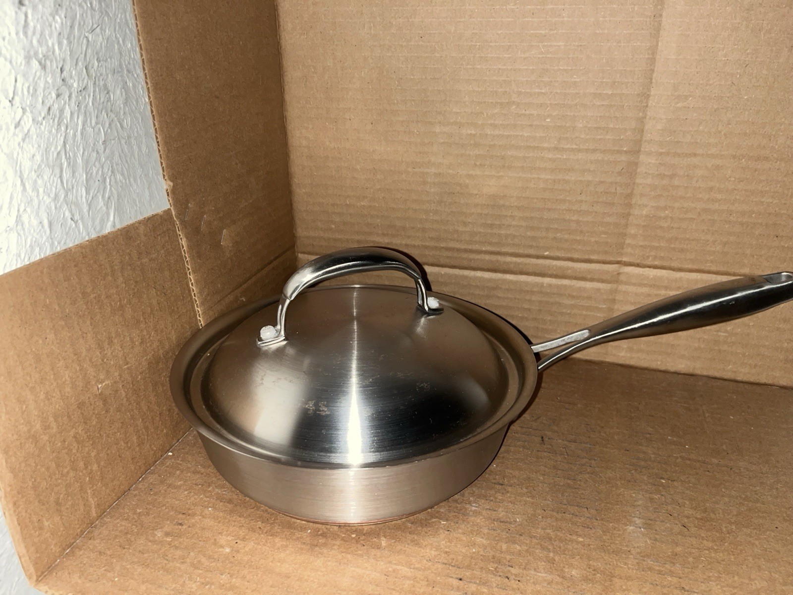 Technique Ti Saucepan 2Qt Stainless Steel Copper Core Cookware W/Lid
