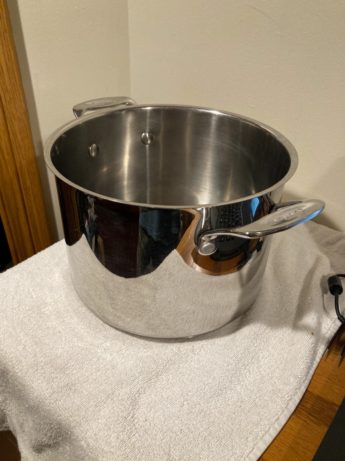 Cuisinart 8-Quart QT Stainless Steel Stock Pot NO Lid 766-24 FREE SHIP