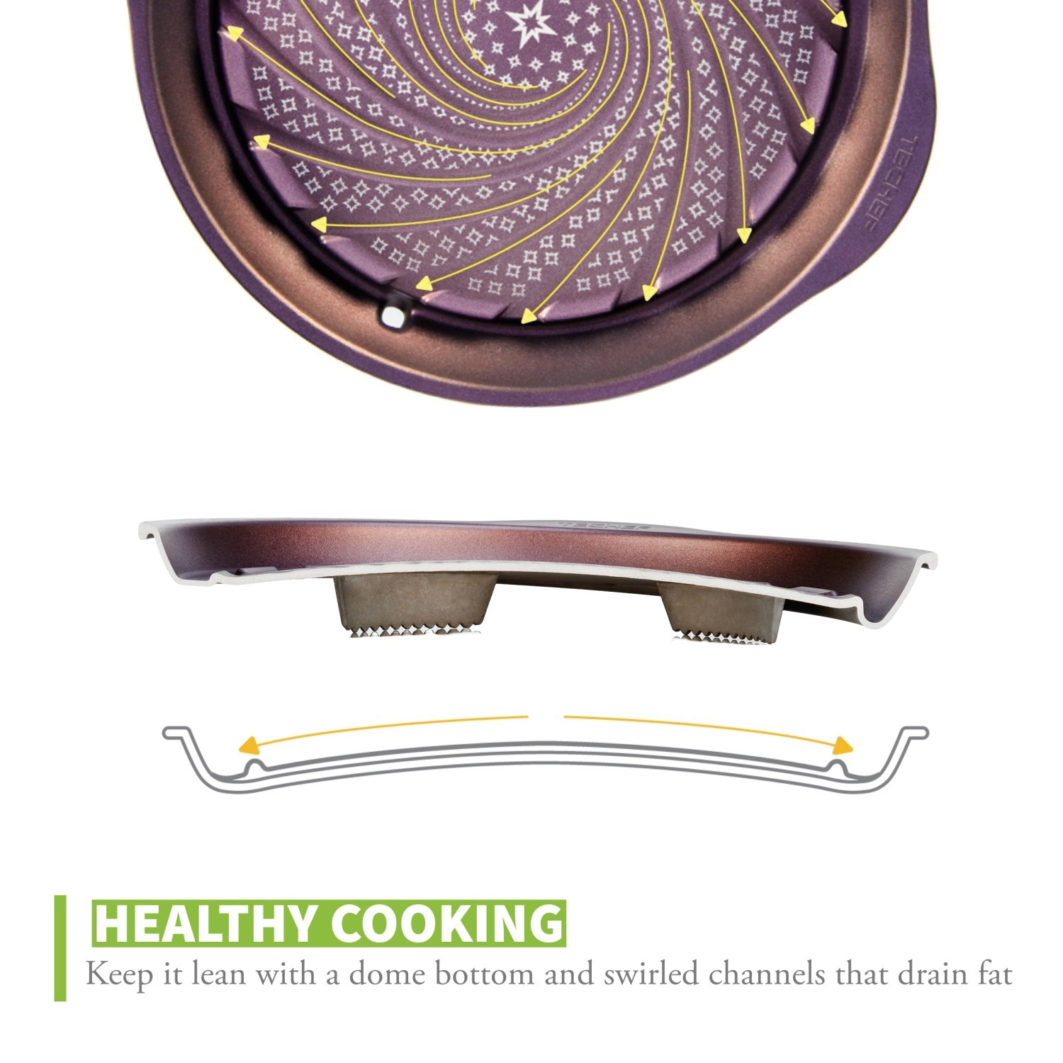 TeChef – Korean BBQ Non-Stick Grill Pan, Made in Korea