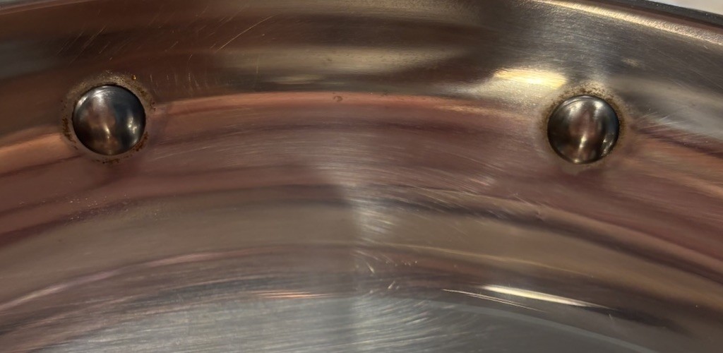 David Burke Gourmet 12 Inches Pro Heavy Stainless Frying Pan Pour Spouts