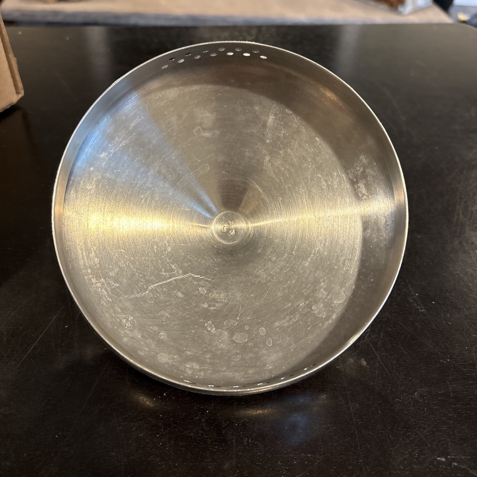 Farberware 5 3/8” Lid ONLY w Strainers Stainless Steel Replacement 1 Qt Saucepan