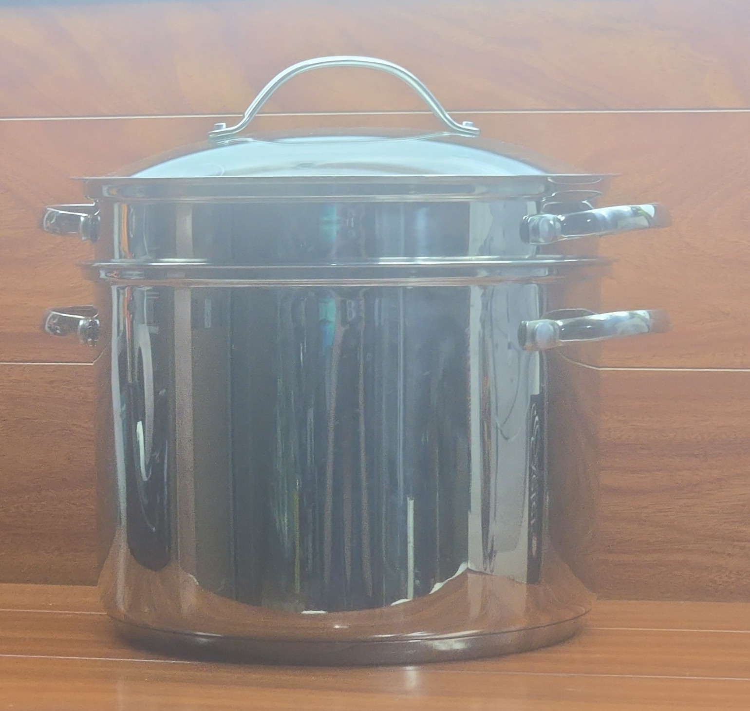 Exeter Stainless Steel 8 Quart 4 Piece Set Multi-Cooker with Glass Lid