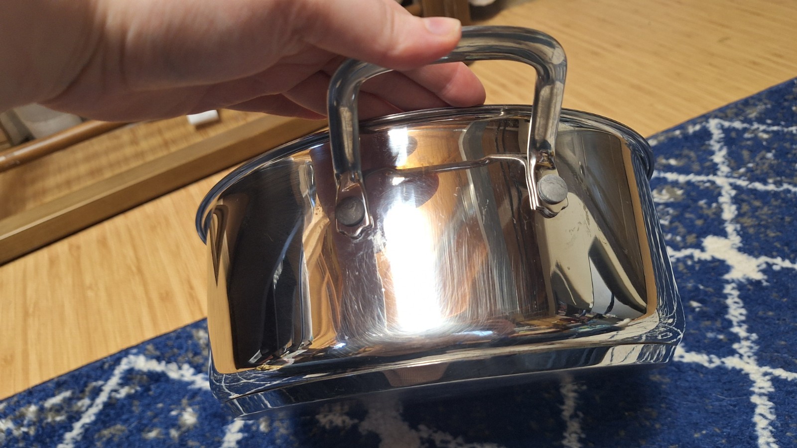 Martha Stewart Macy’s 5.5 Qt Stainless Steel Pot w/Lid Gently Used