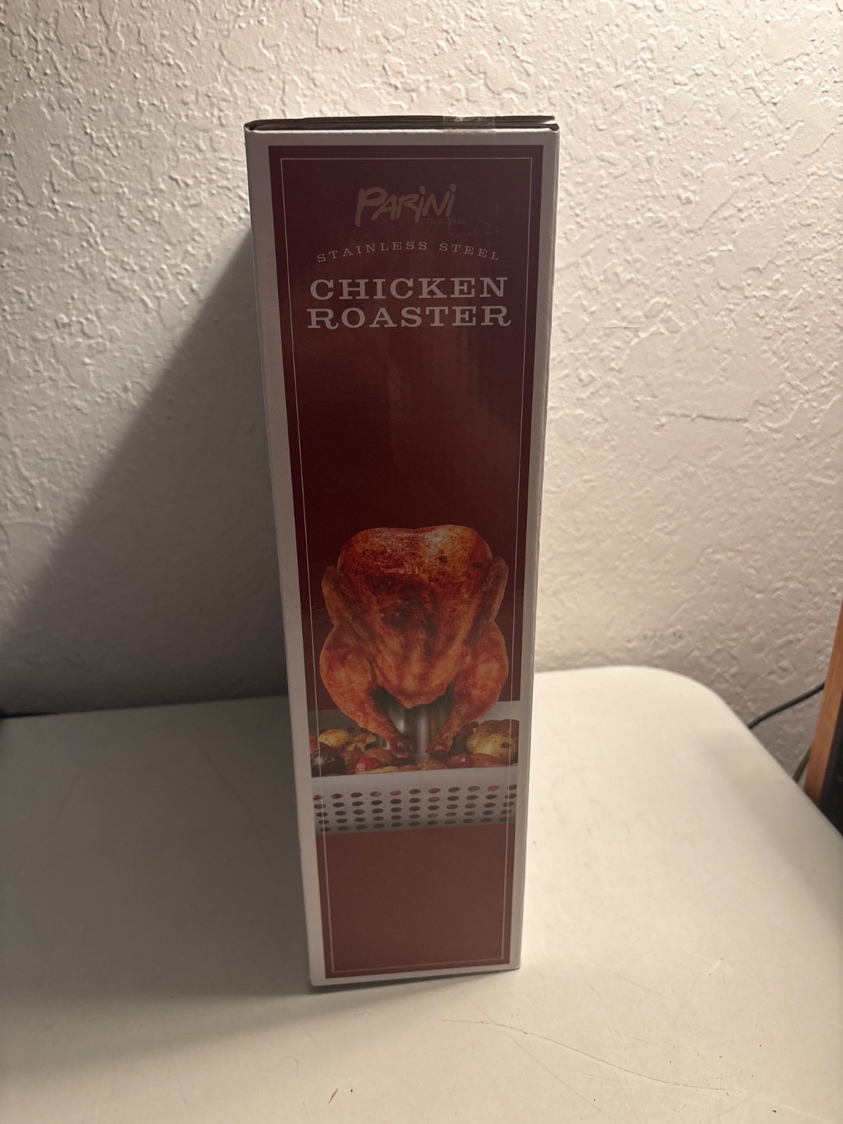 PARANI STAINLESS STEEL CHICKEN ROASTER GRILL MASTERS COLLECTION NEW IN BOX NIB