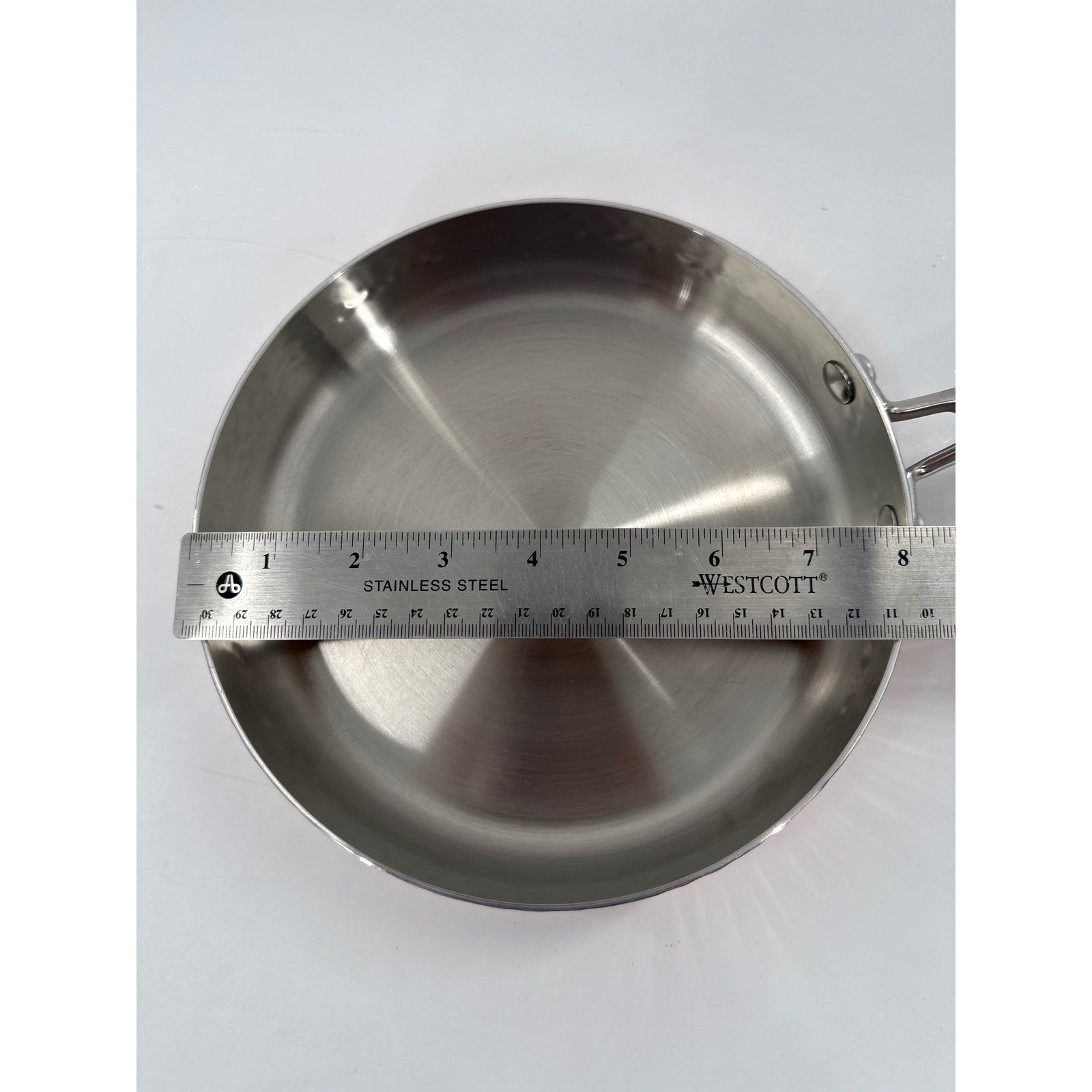 Fleischer & Wolf Frying Pan 8in Copper Hammered Tri Ply Skillet Round