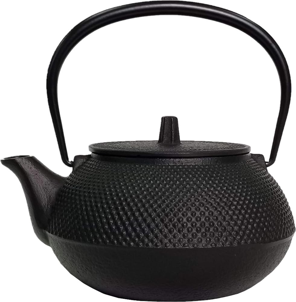 Iwachu Iron Kettle Type 7 New Arare Pattern 0.8L Nambu Ironware 11884 Japan New
