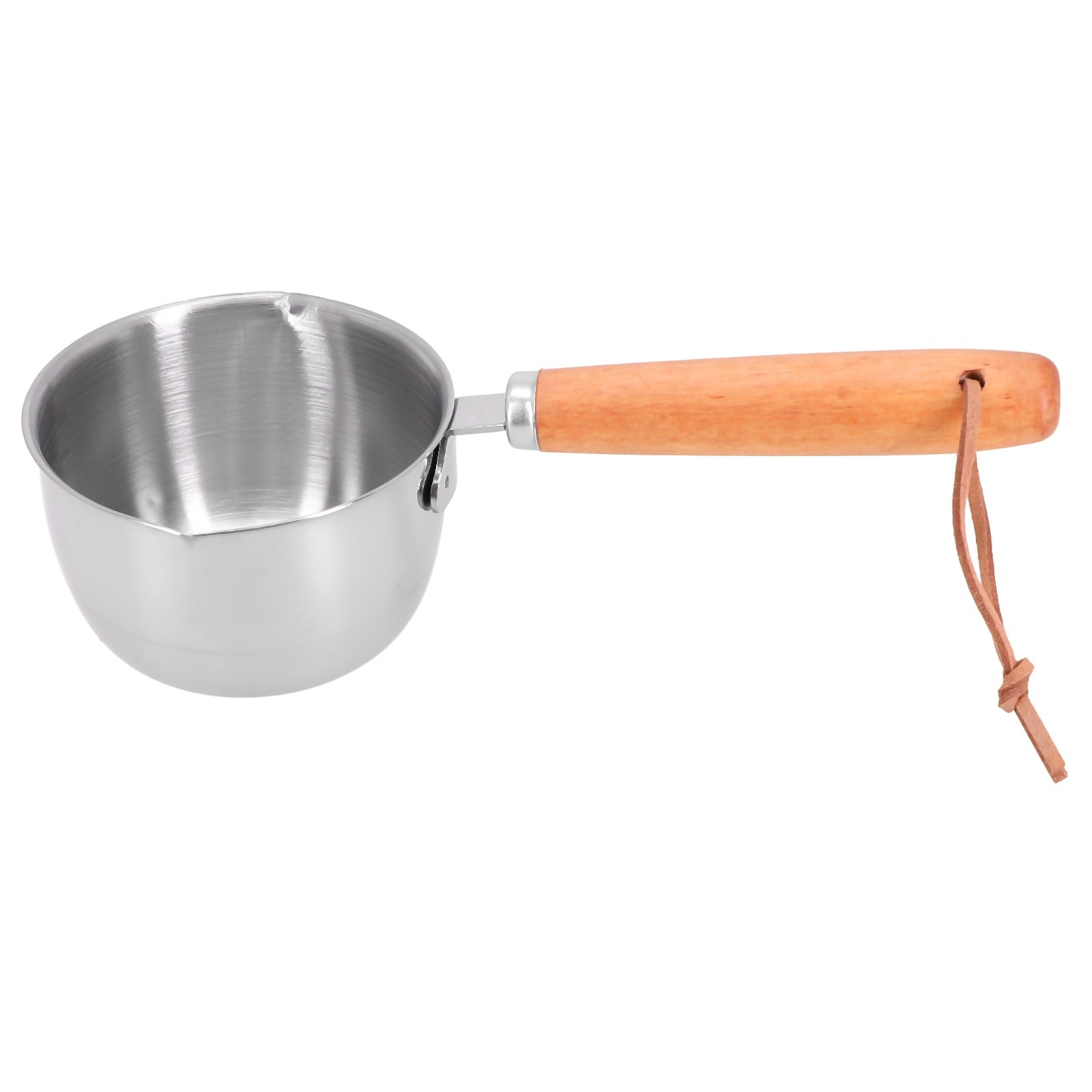 Stainless Steel Mini Milk Pan 150ml Hot Oil Pot Small Butter Melter Saucepan