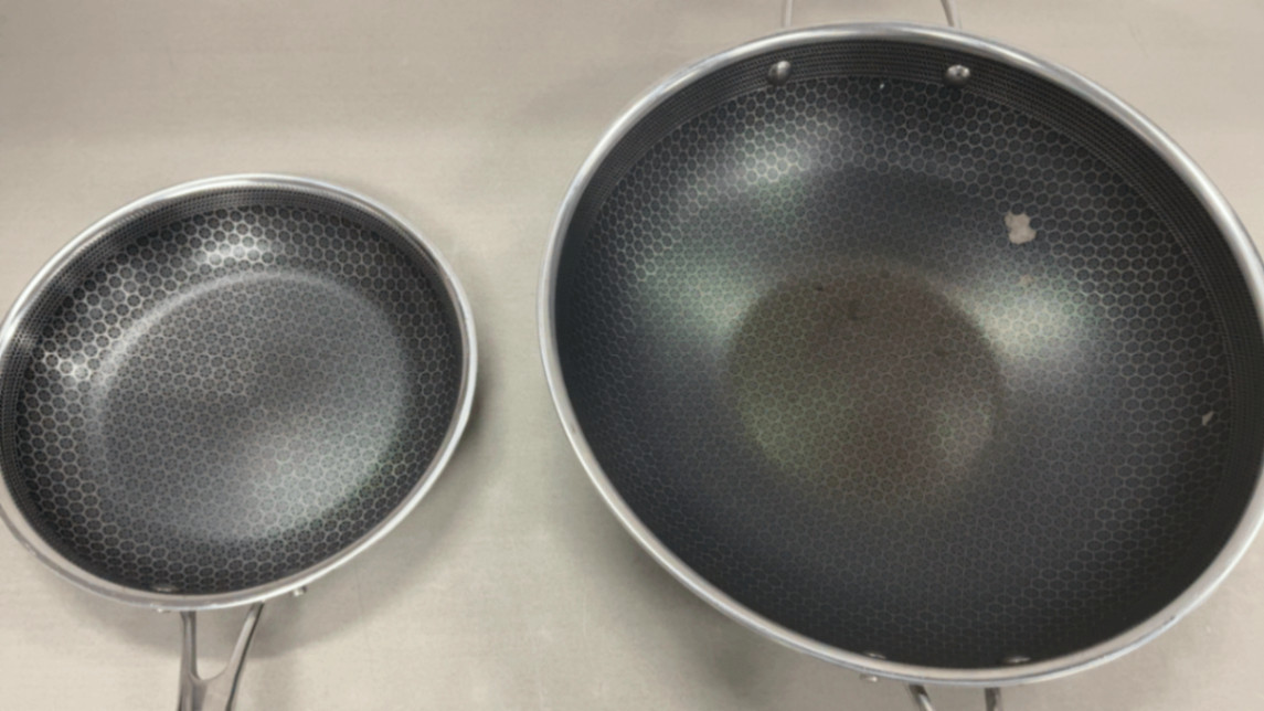 HexClad Hybrid Nonstick 7-Piece Cookware Set NO LIDS