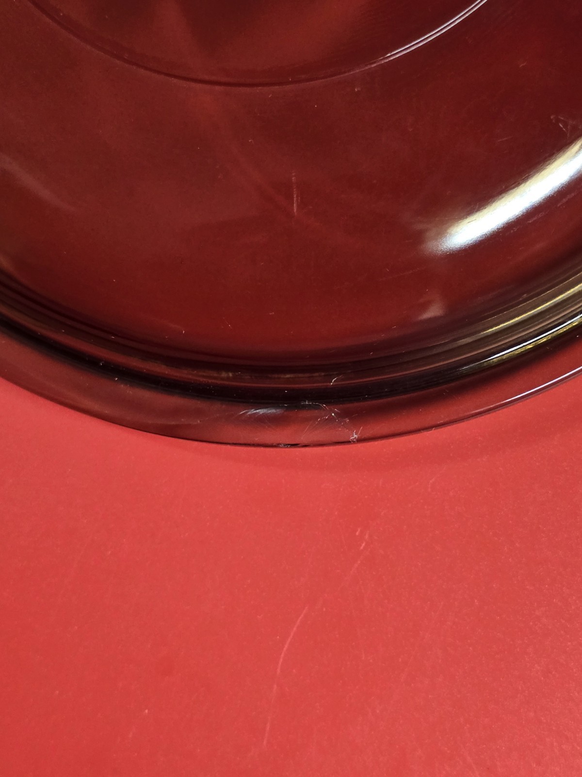 Corning Ware Visions 1.5L Amber Pan Pot with Lid USA Non Stick Vintage