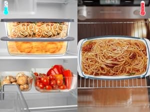 Glass Loaf Pans for Baking Bread with Lids 1 Set – 1.9 Qt Glass Loaf Pan |