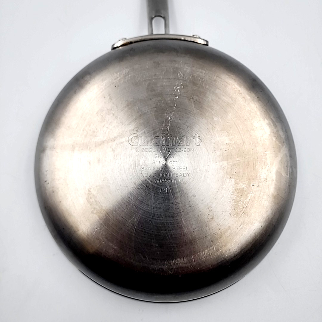 Cuisinart Skillet Multiclad Pro 8in Triple Ply Stainless MCP22-20N Frying Pan