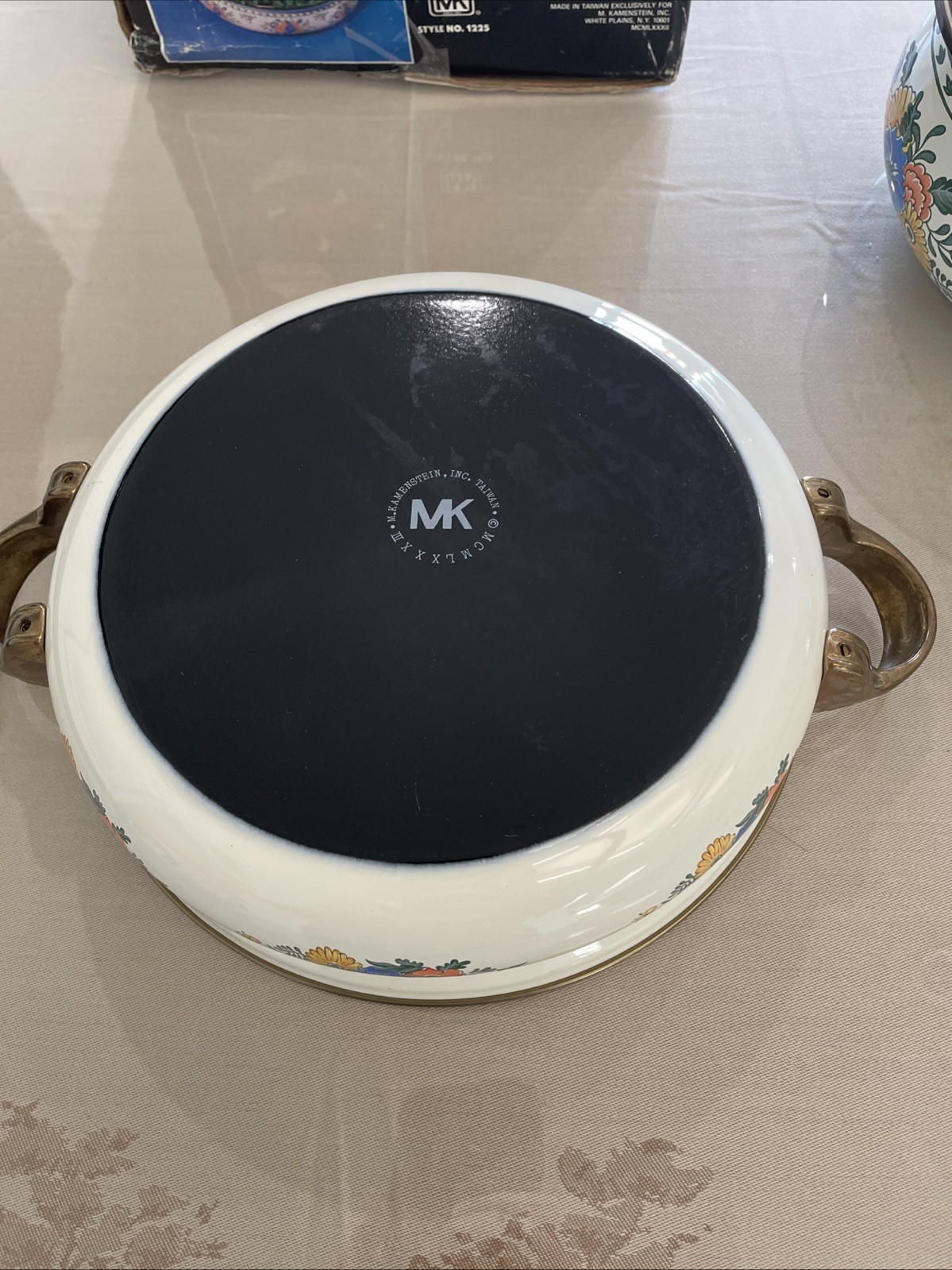 M. Kamenstein Vienna 5Pc Buffet Serving Cookware Set Enamel Steel NEW IN BOX!
