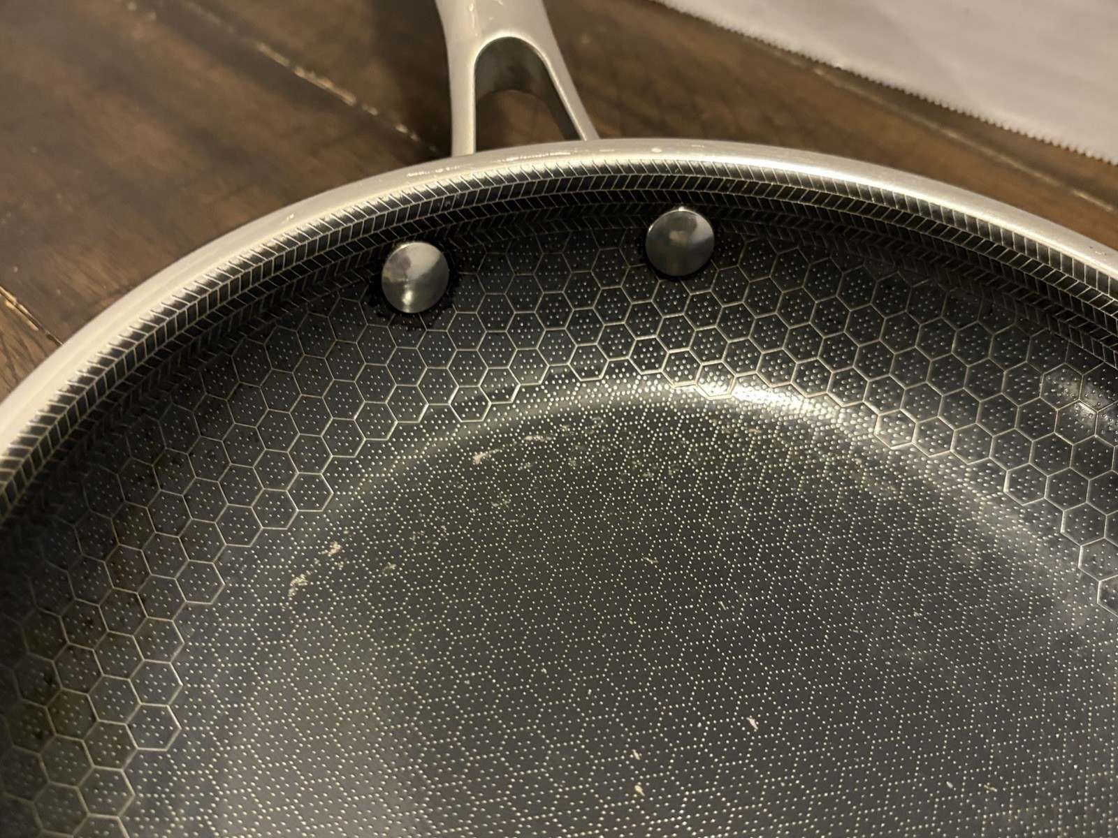 HEXCLAD 8″ Frying Pan Hybrid Stainless Steel Non-Stick Fry Pan (A5)