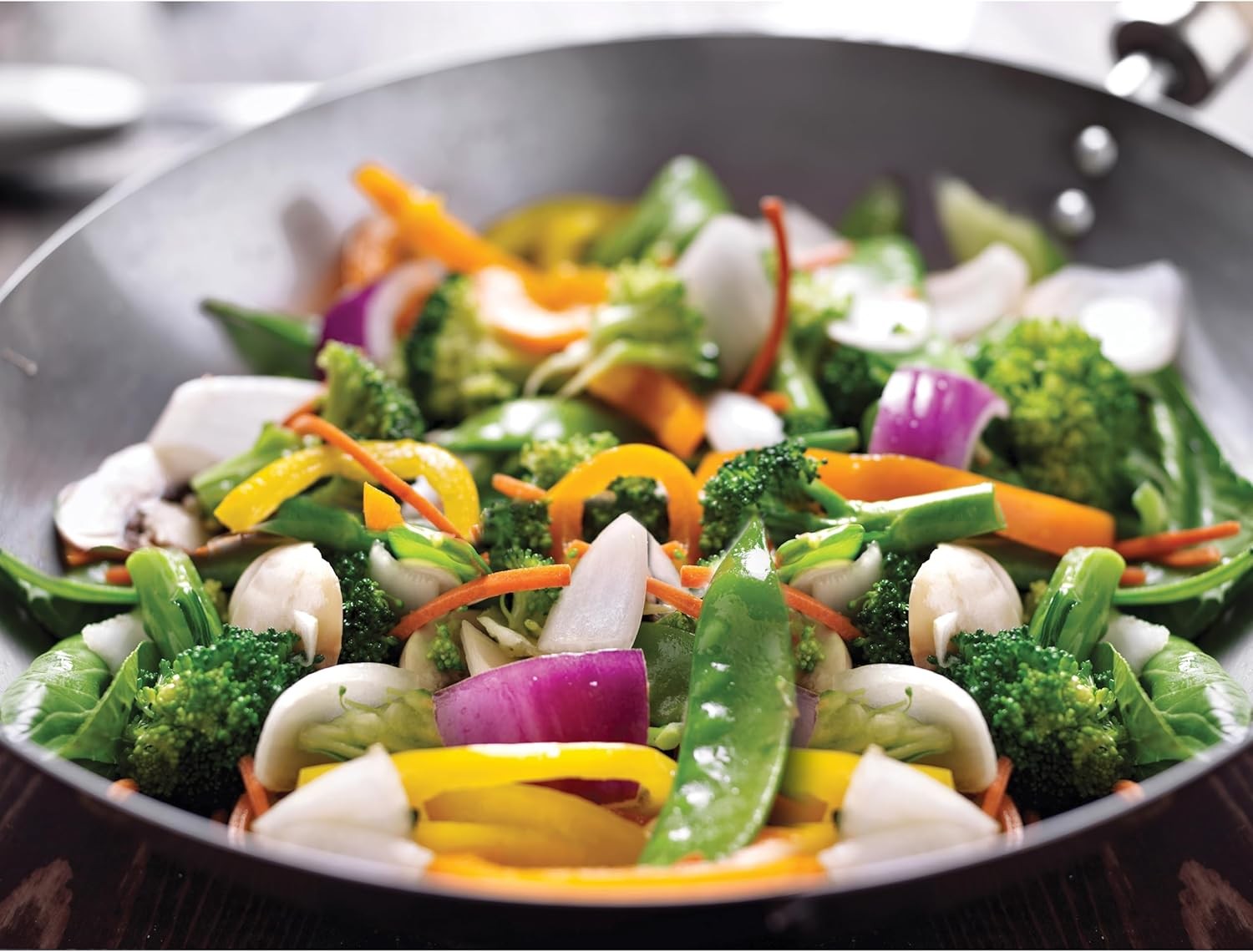Wok, Carbon Steel, 8-Inch, for Single-Serve or Smaller Portions
