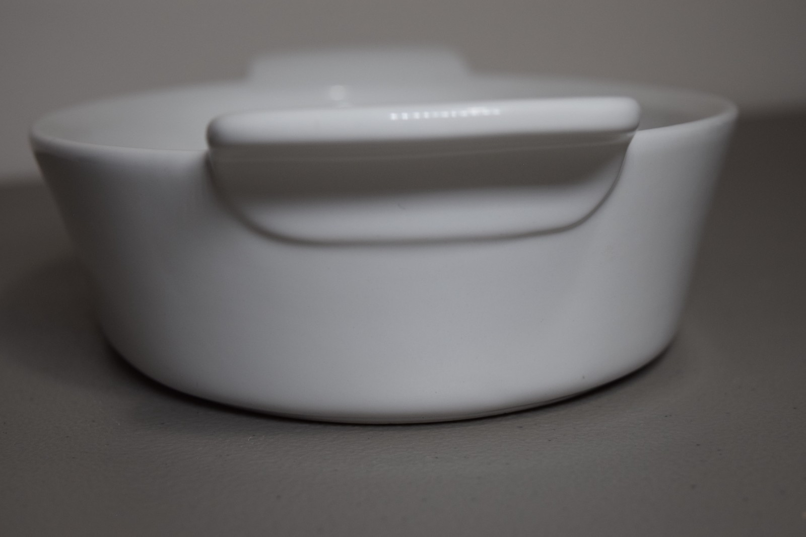 Goodcook 1.5 QT White Double Handle Stoneware Oval Casserole Dish