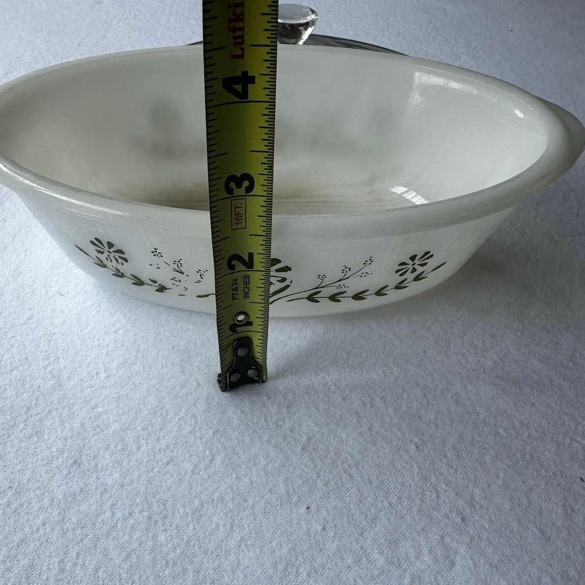 Vintage Glasbake Baking Dish with Lid