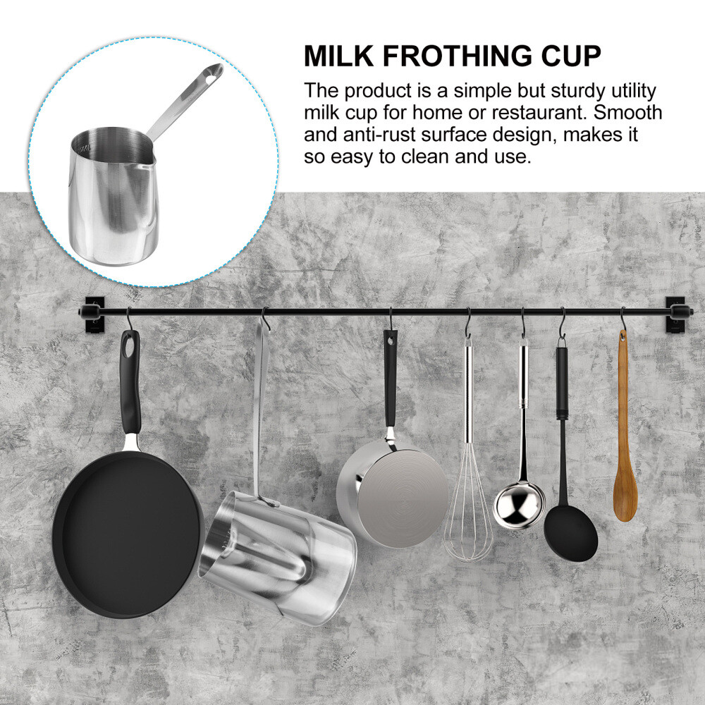 Multifunctional Frothing Cup Stainless Steel Steaming Pitcher Milk Frother