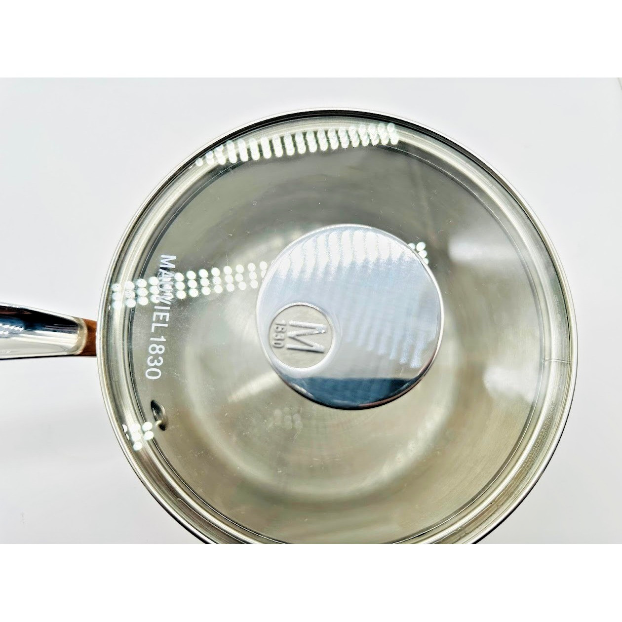 Mauviel 1830 M150S Copper Saucepan with Glass Lid Made in France 1.5mm Stainless