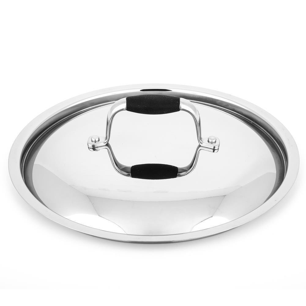 Nutrichef Lid for 3 Quart Dutch Oven -Stainless Steel Lids, Works w/ NCSSS12