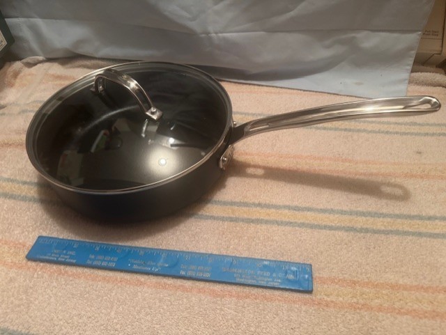NEW FABULOUS VIKING ALUMINUM HARD ANODIZED 3 QUART SAUTE PAN – 500* DEGREE OVEN