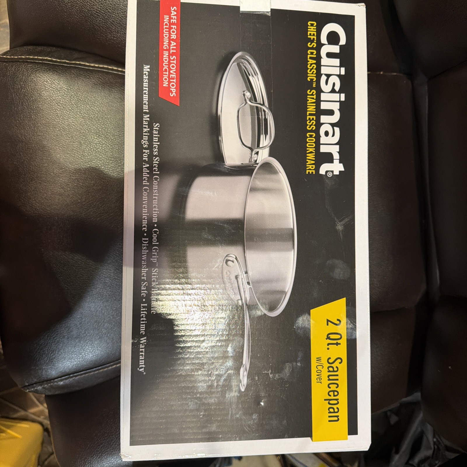 Cuisinart Model # 719-18 Saucepan + Lid 2 Qt / 1.9L Stainless Steel