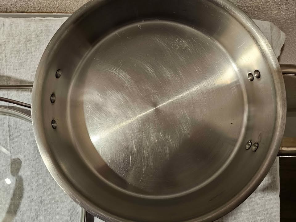 Calphalon 3 Qt- 2.8L Stainless Fry Saute Pan Cookware #5003 With Lid