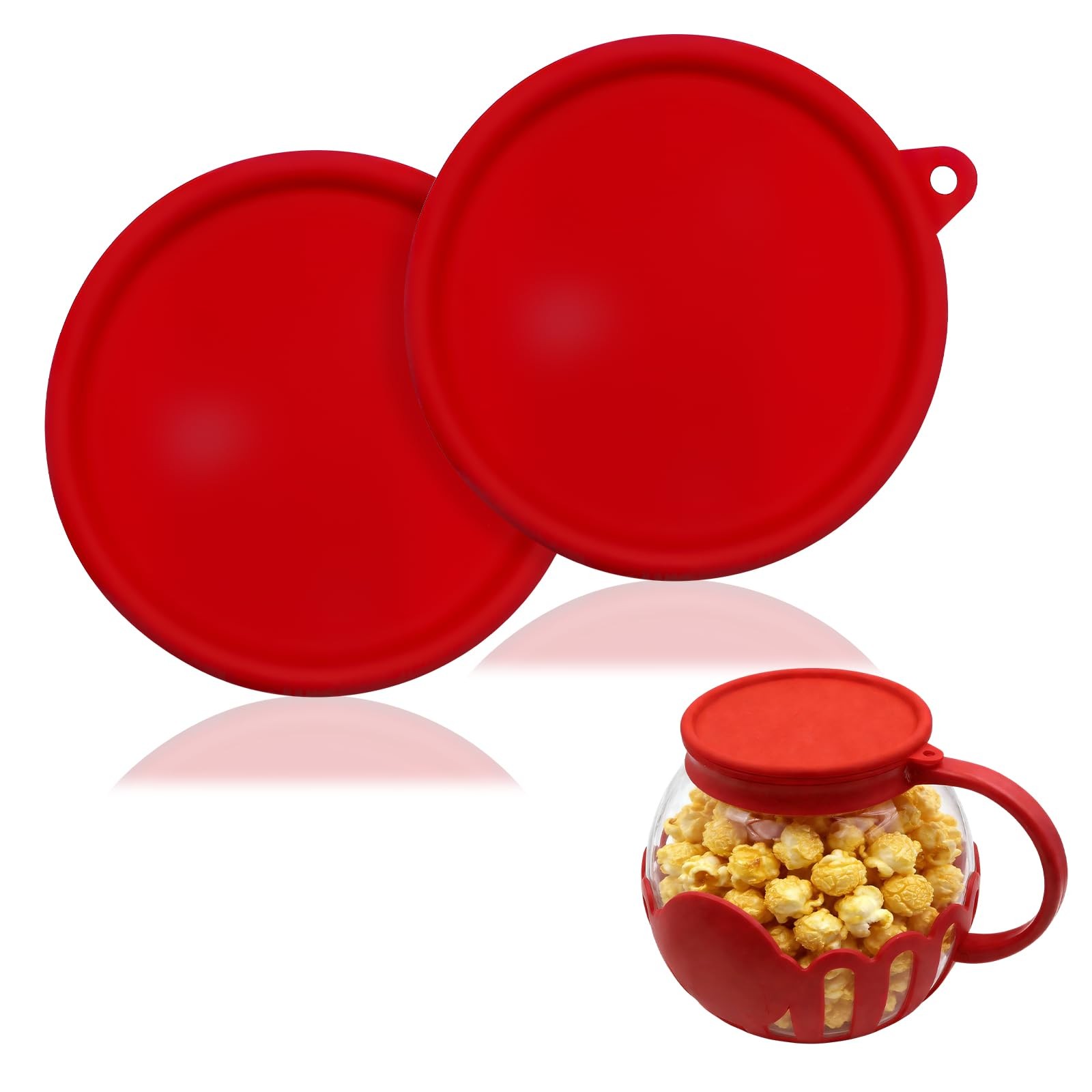 2pcs Silicone Storage Lid for Ecolution Micro Pop 1.5 Quart, BPA-Microwave Po…