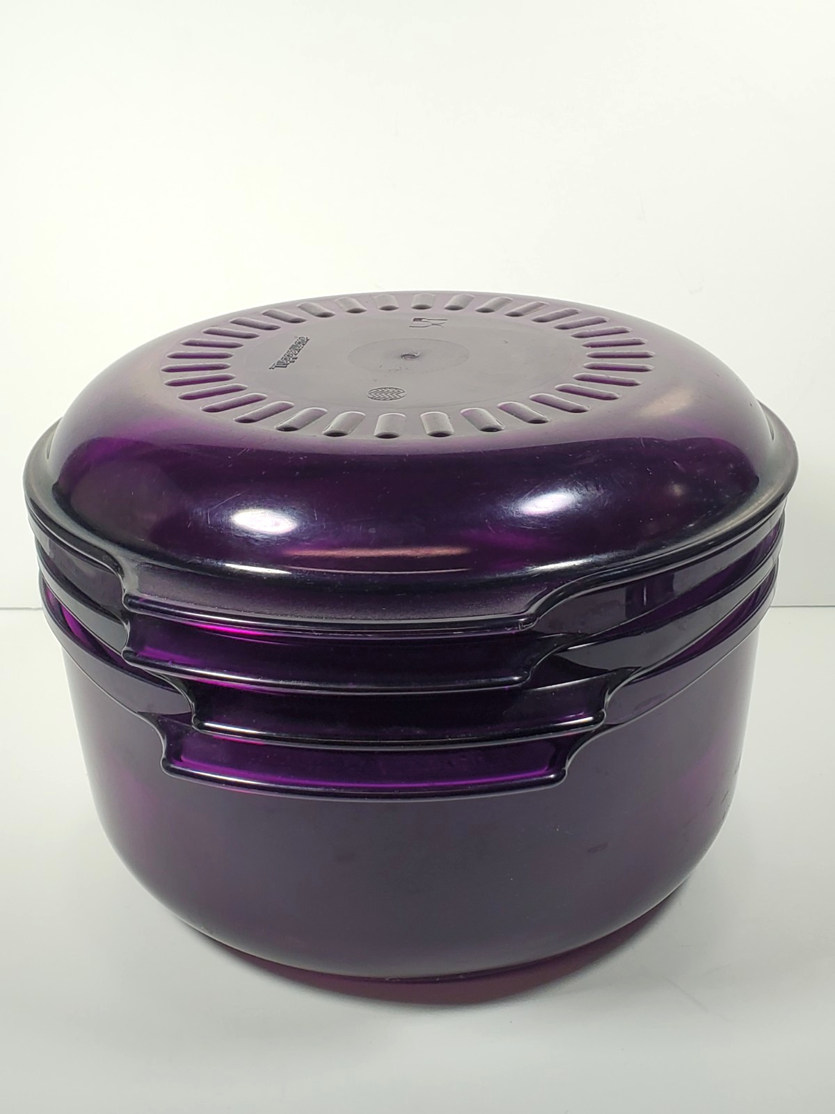 TUPPERWARE Purple Microwave Cooker Steamer 5 Pc Set