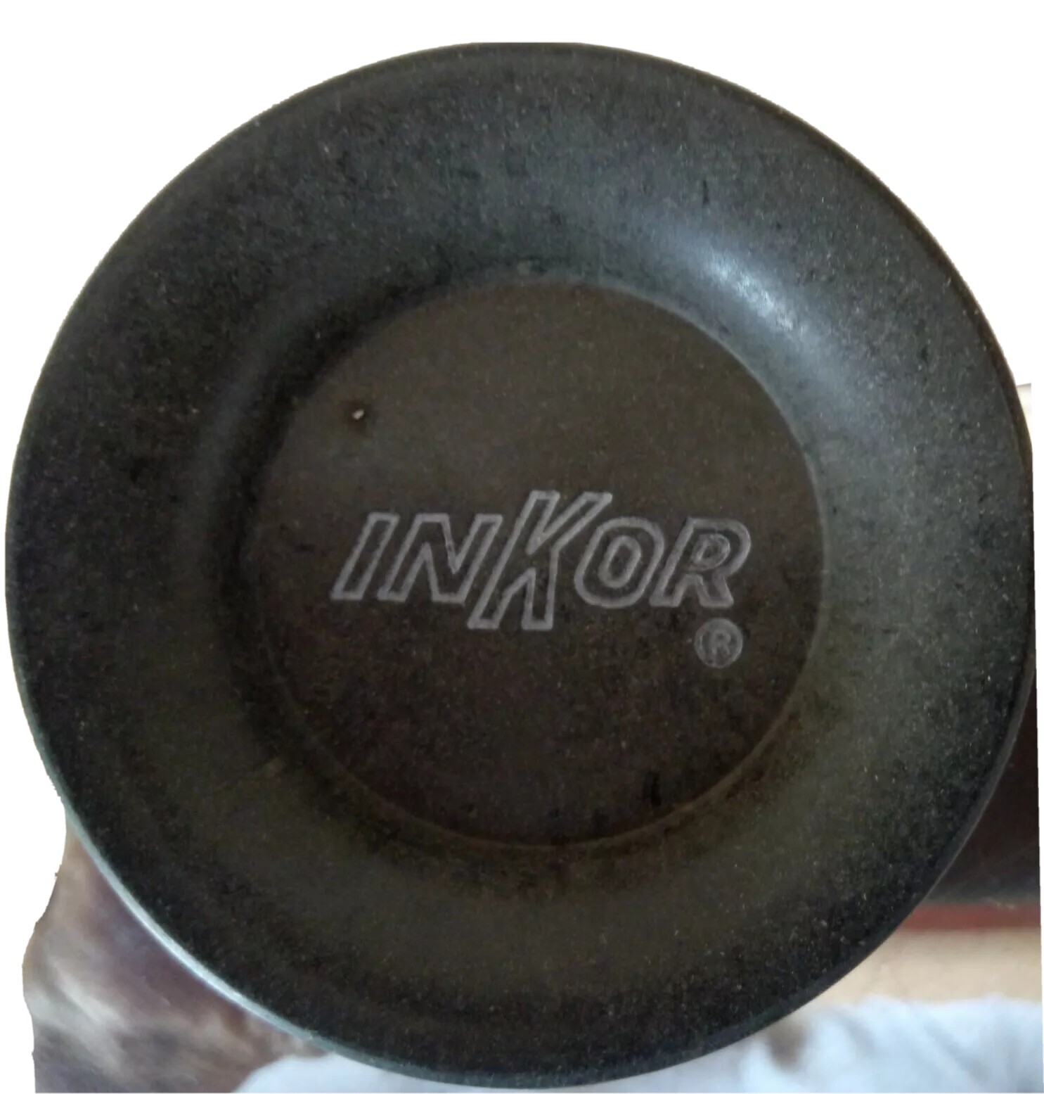 Inkor Replacement Pot/Pan Lid, 7 1/4″ Inner/8″ Outer, Black Knob Handle