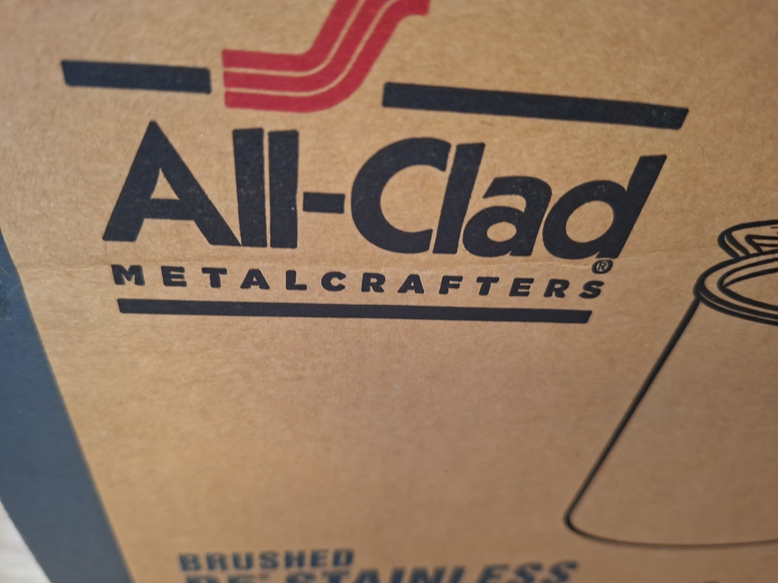 All Clad BD5 #5512 Brushed Stainless Steel 5Ply 12 QT stock Pot Retail $515!