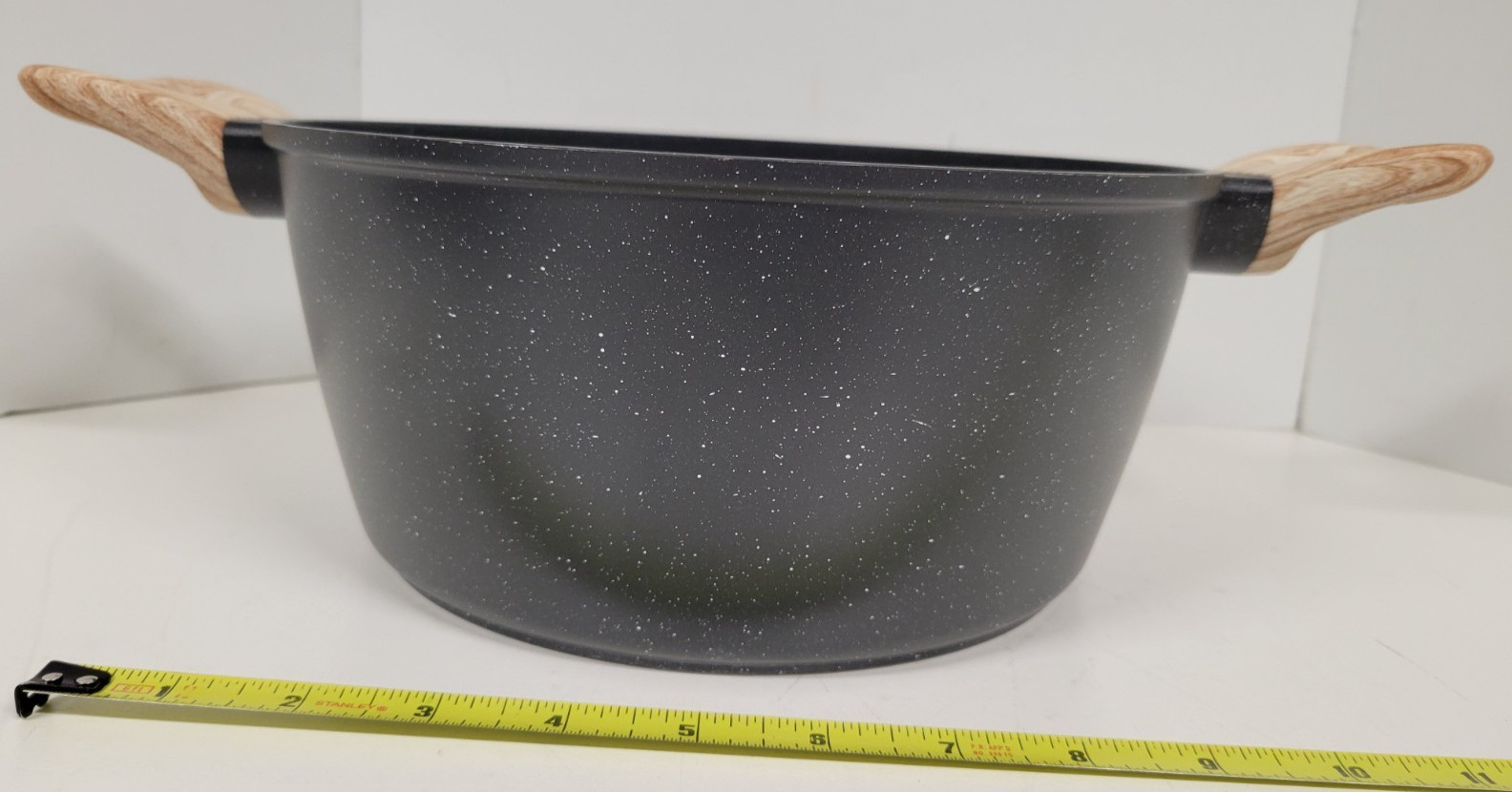 Soday Non-stick Cookware Pot w/Side Handles Deep Cooking Pan 9-3/4″ x 4-1/2″