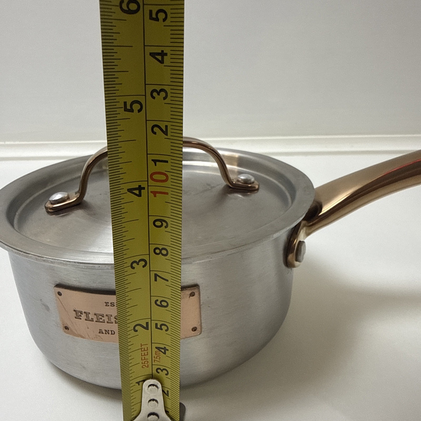 Fleischer & Wolf ES2000 Tri-Ply Stainless Steel Copper Pot & Pan Set 7 Pc