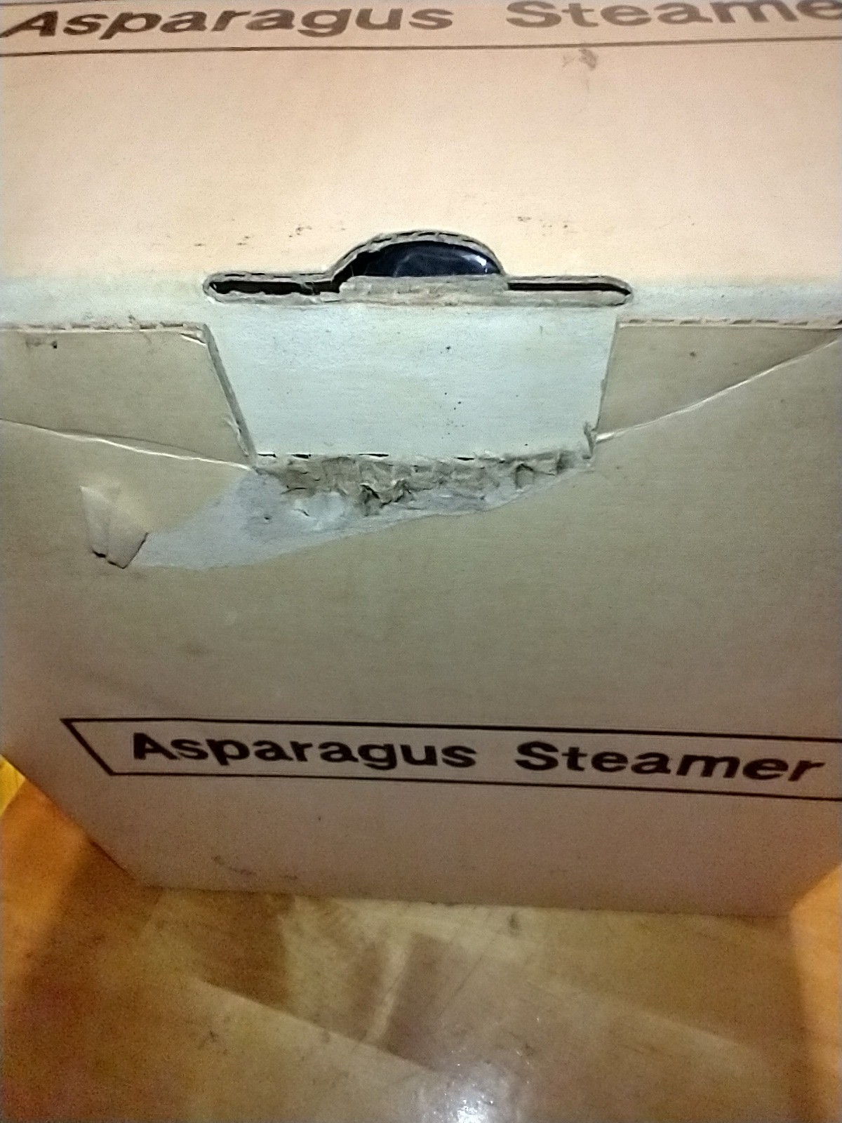 Asparagus Pot Asparagus Steamer 18/10 Stainless Steel Cooker 3 Piece New Unused