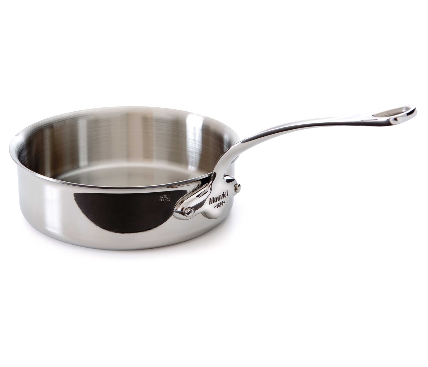 Mauviel M’Cook 6.2 qt. Stainless Steel Saute Pan With Helper Handle