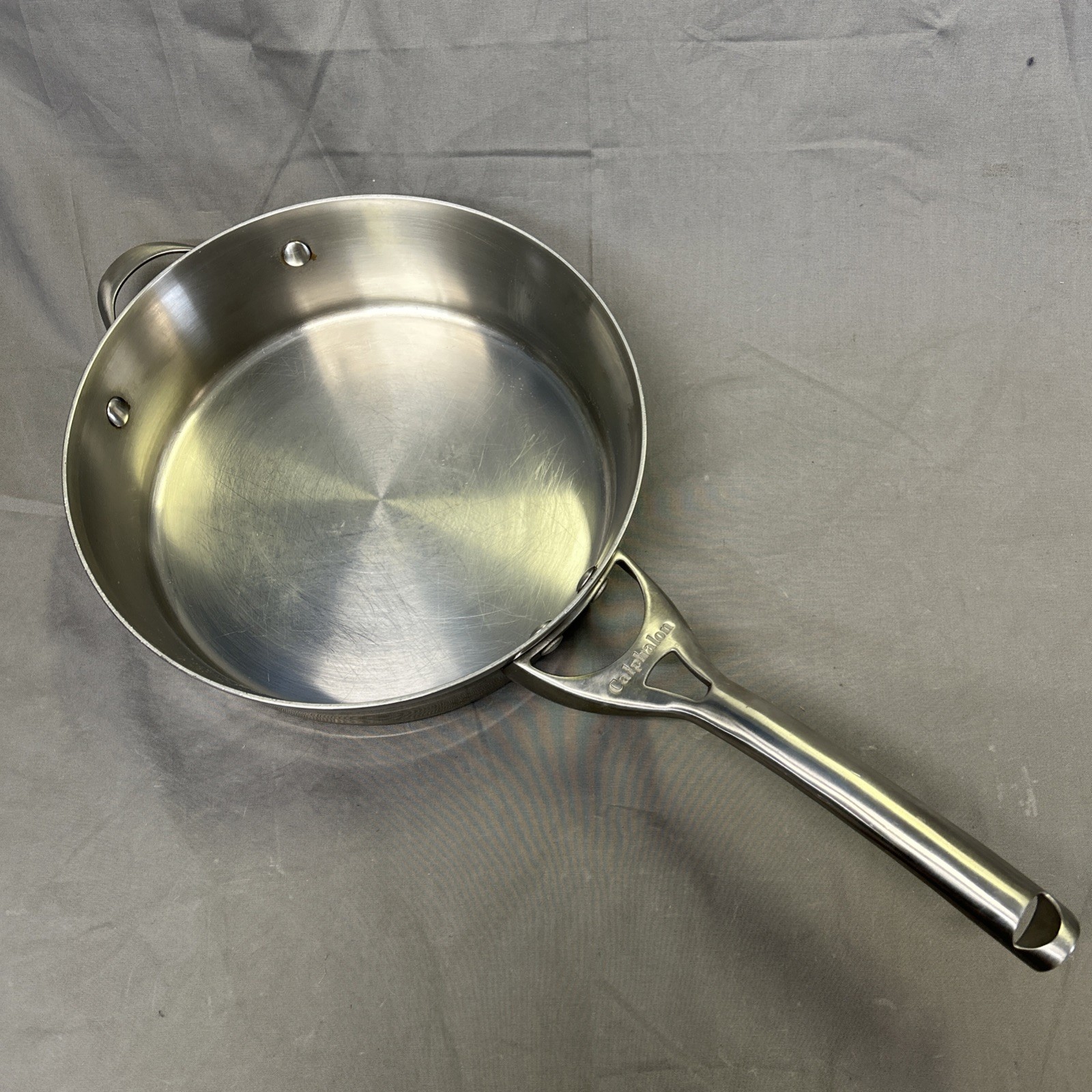Calphalon Contemporary Stainless Steel 3 Qt Saute Pan No LID # 5003