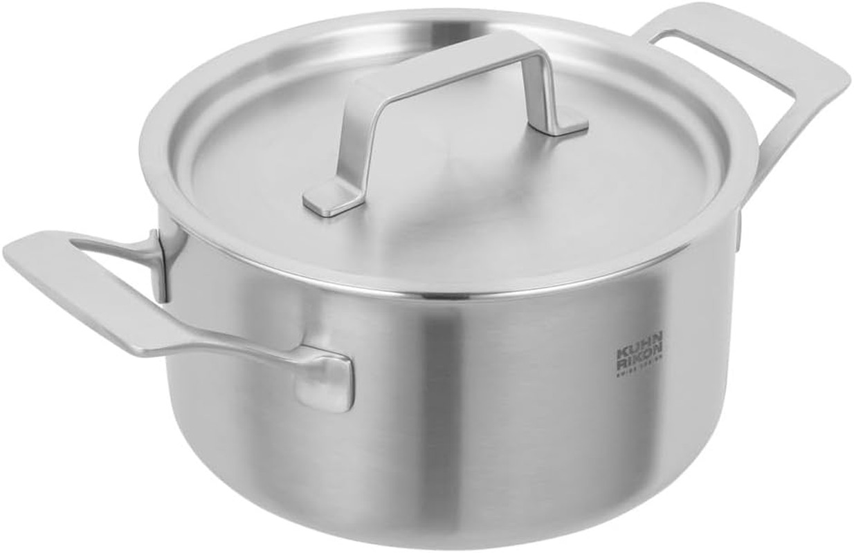 Fiveply 18cm Casserole Pot with Stainless Steel Lid – Induction Safe