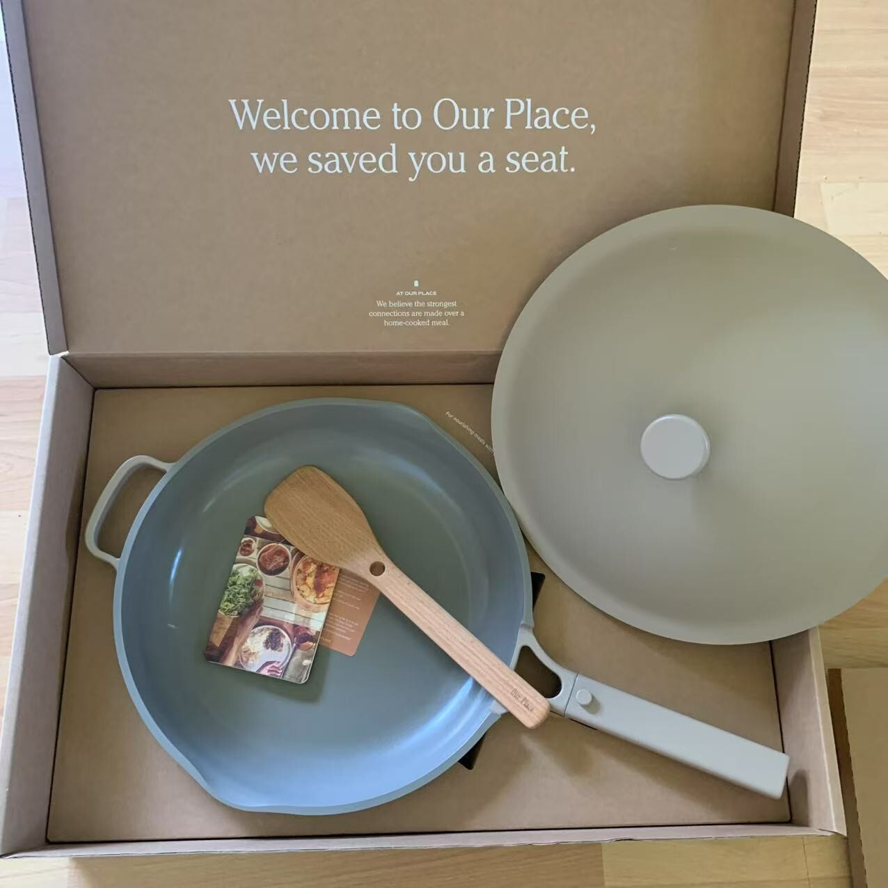 Our Place Large Always Pan 12.5” 10 in 1 Nonstick Pan w Lid & spoon