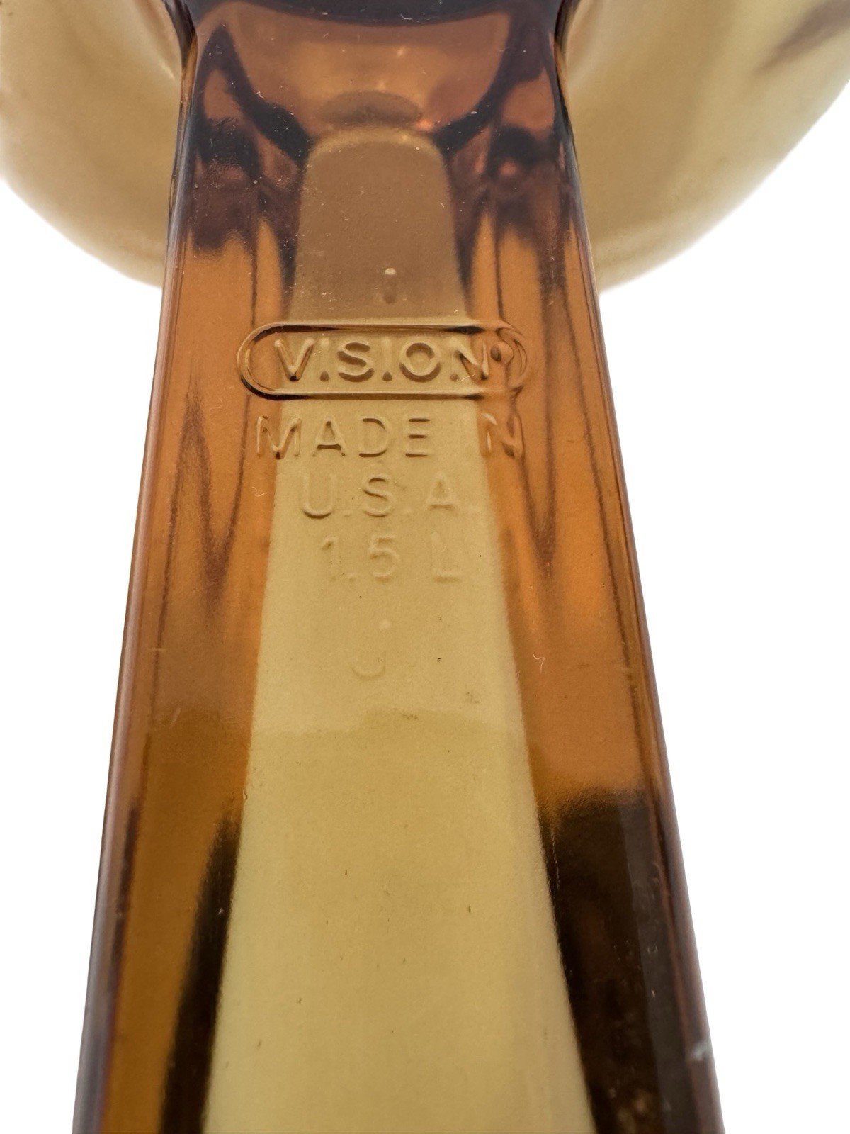 Vintage Corning Vision Ware Amber Glass Saucepan 1.5L w/ Pyrex Lid Cookware Pot
