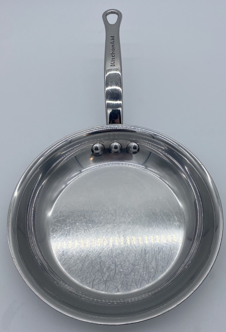 KitchenAid Stainless Steel 5-Ply Copper Base 8” Frying Pan Skillet Induction