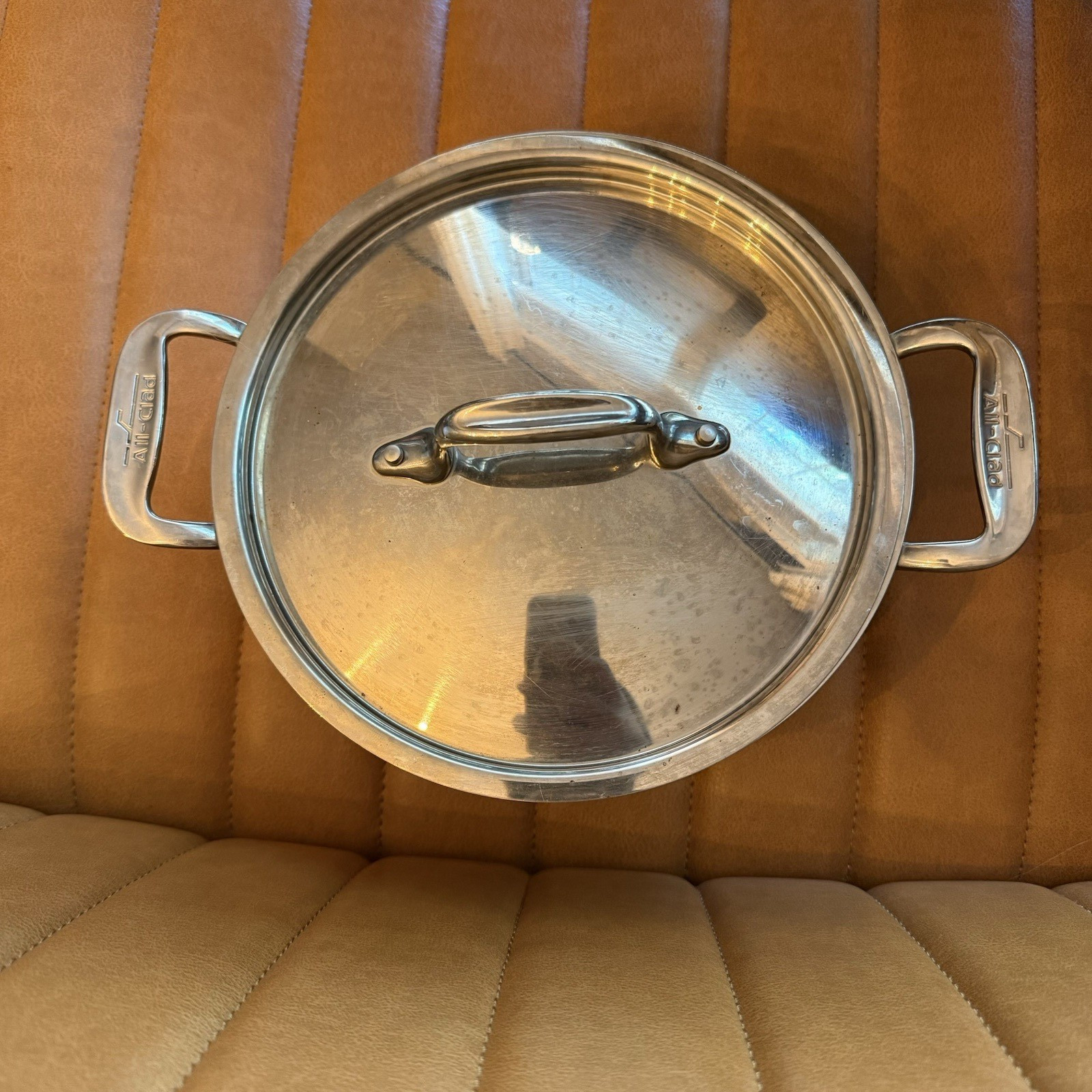 All-Clad Stainless Steel Steamer Insert Basket With Lid 11 Inch Kitchen Cookware