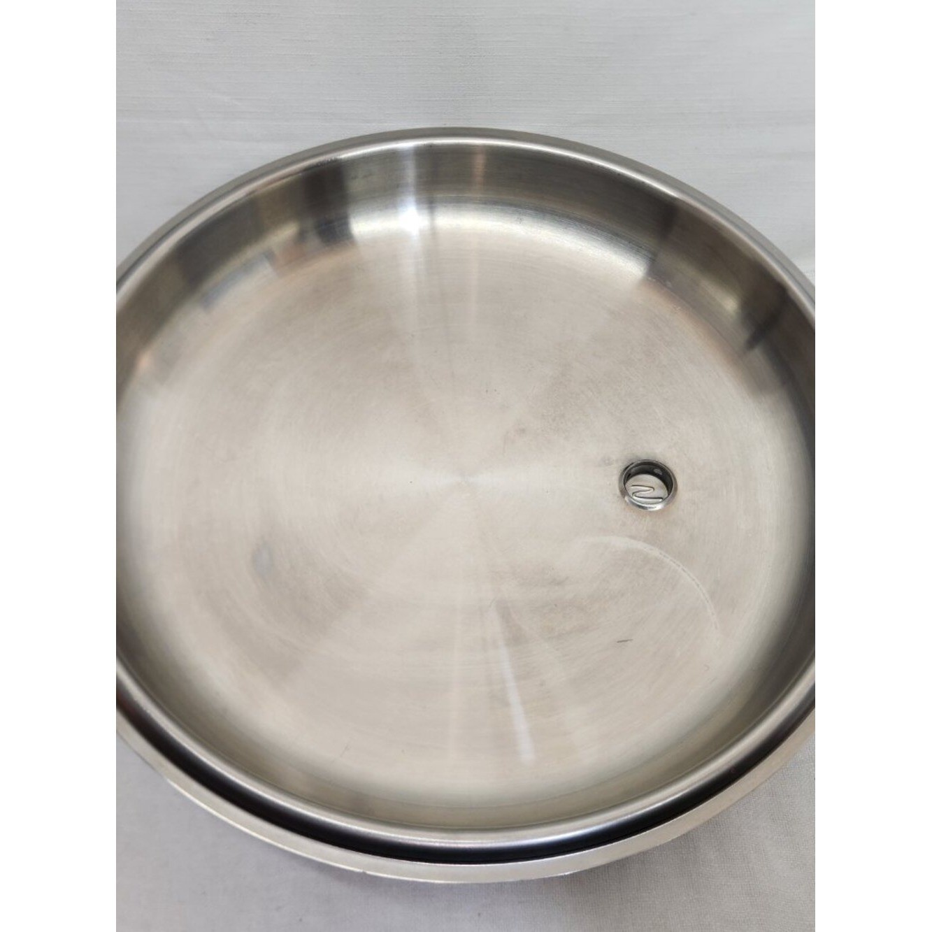 Saladmaster Vapo Lid 12 1/4 Replacement Stainless Steel Steam Vented Lid Only