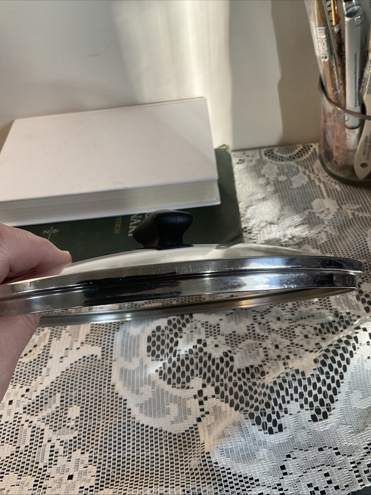 Farberware Glass Cookware Lid 9.5”Plastic Handle Replacement JMA 1301. 011