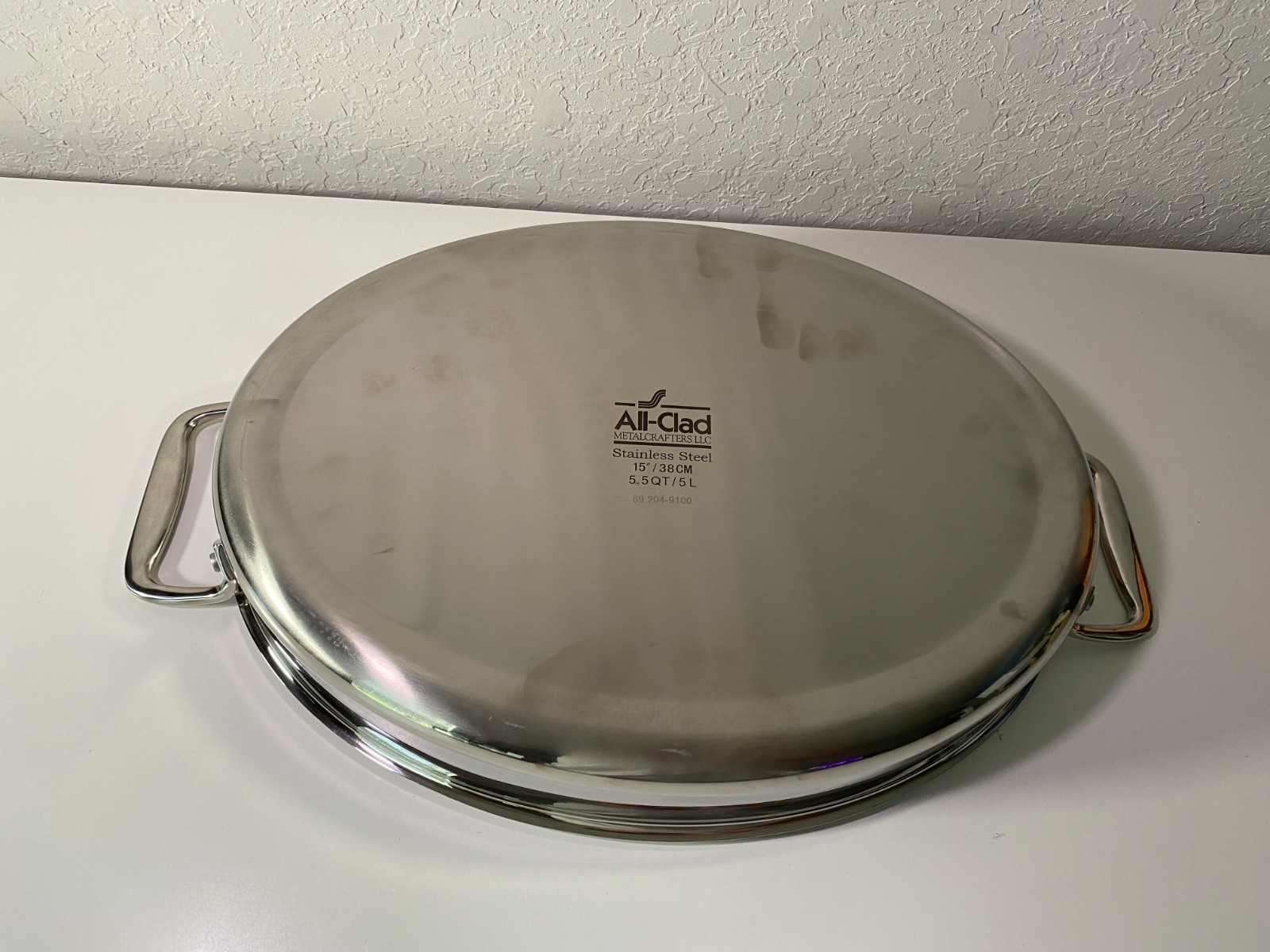 All-Clad Metalcrafters 15″ Oval Baker Pan Stainless Steel 5.5Qt 5L 89 205-3198