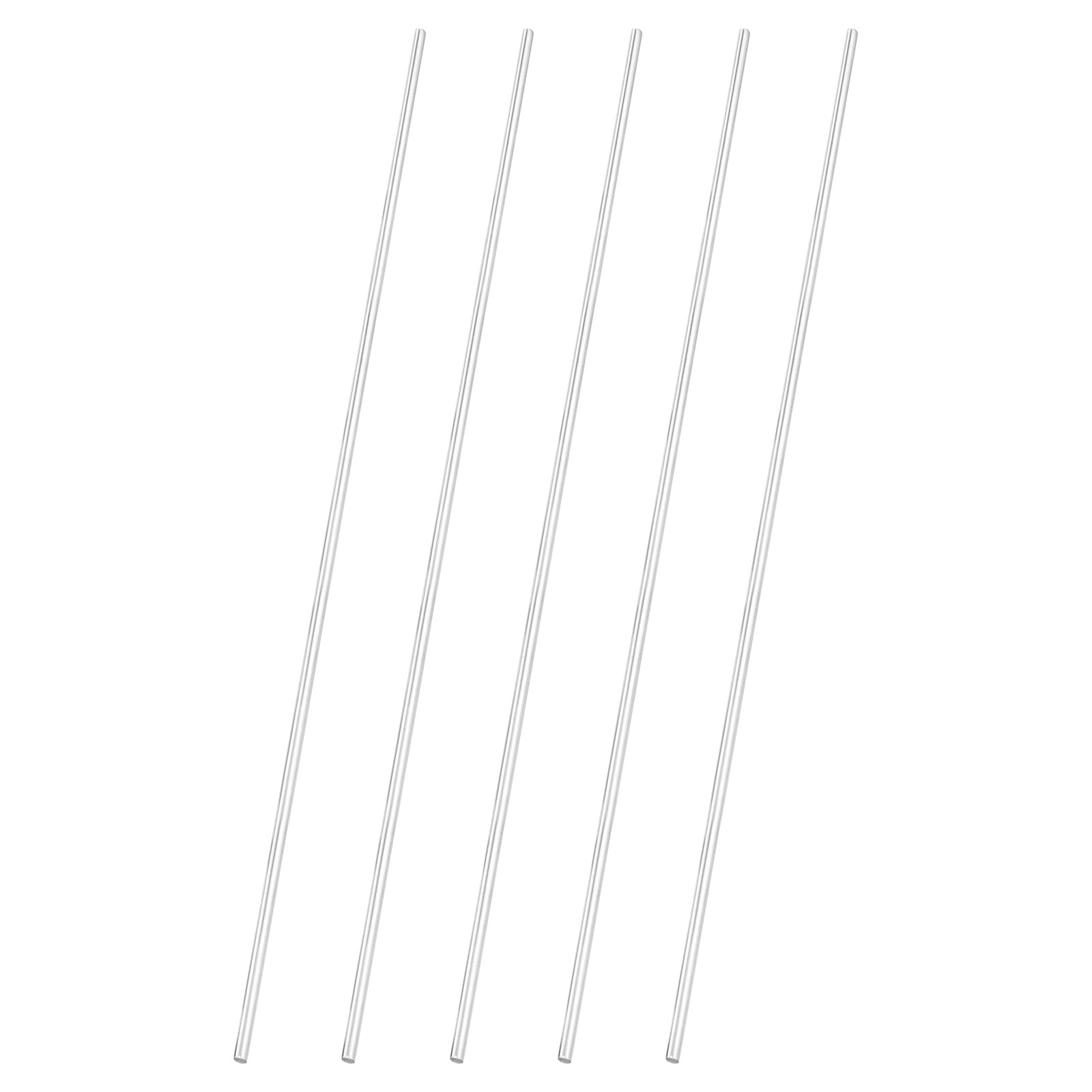 5pcs 304 Stainless Steel Round Bars, 1/8″ Diam x 10″ Long, General Purpose