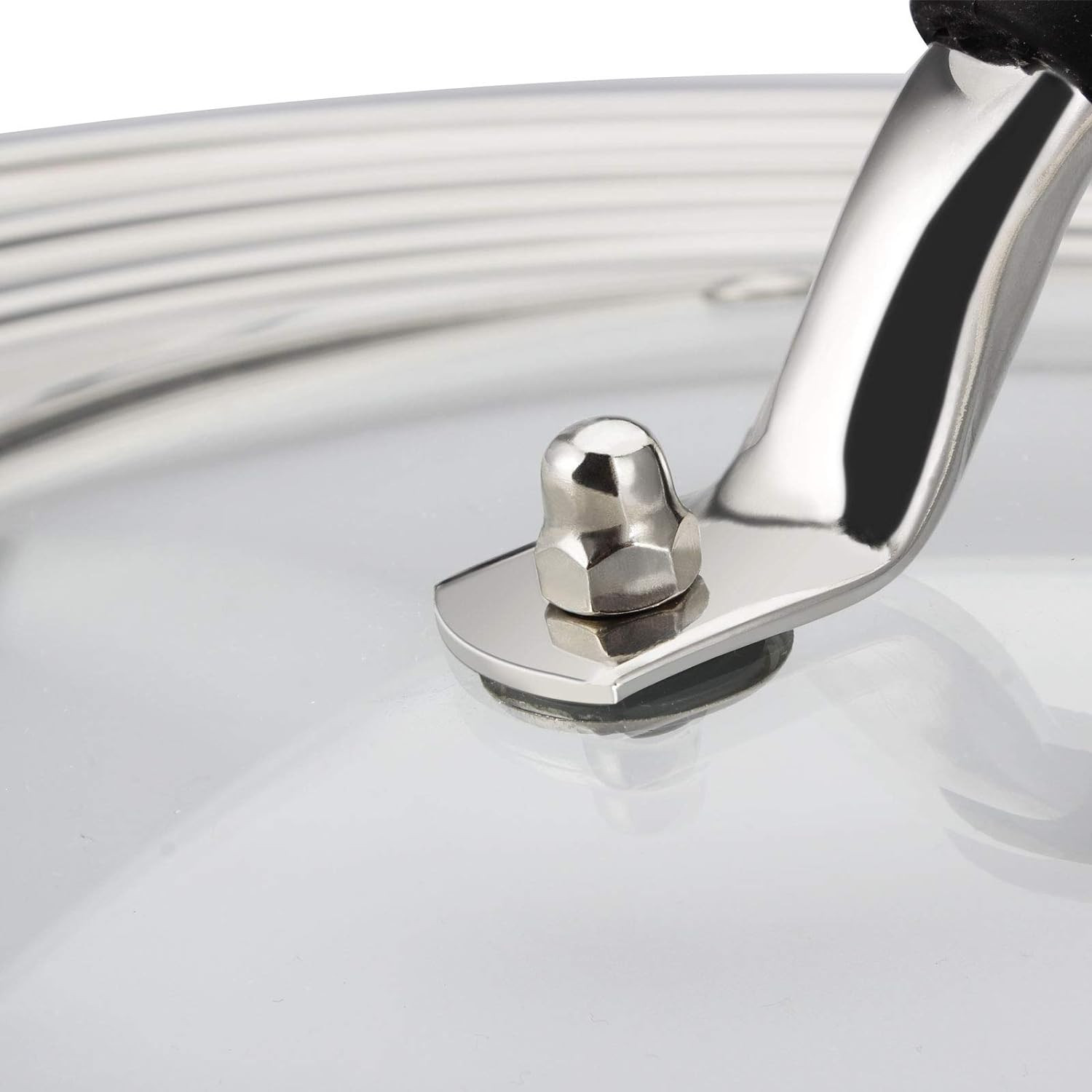 Stainless Steel Universal Lid for Pans Pots Fits 8.25 9 10 11 12 Inch Cast Iron