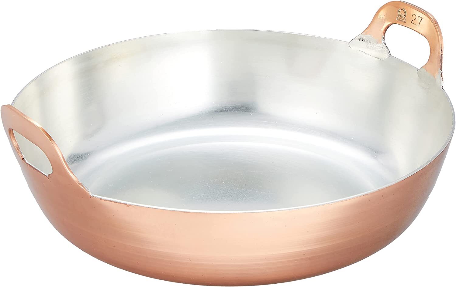 Made in Japan Copper Large Deep Frying Pot Nabe 45cm Restaurant Use for Pro