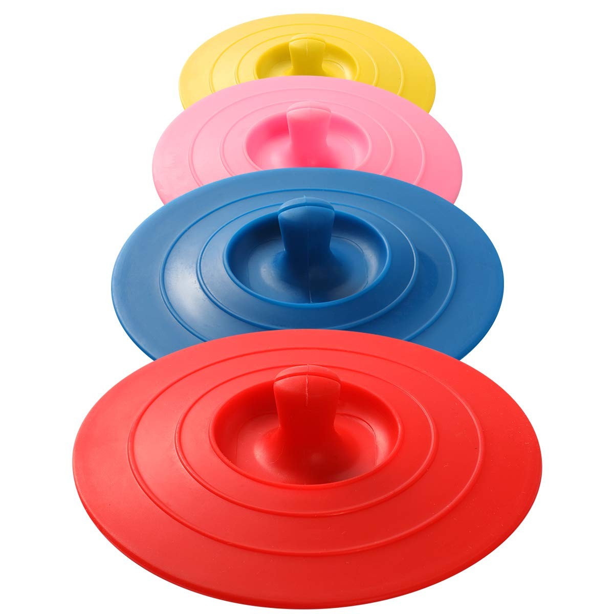Silicone Cup Covers set Of 4 ย Multicolored Silicone Lids For Mugs Cups Tea Po
